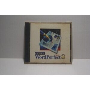 Corel Wordperfect 8 1997 Office Collectible Software